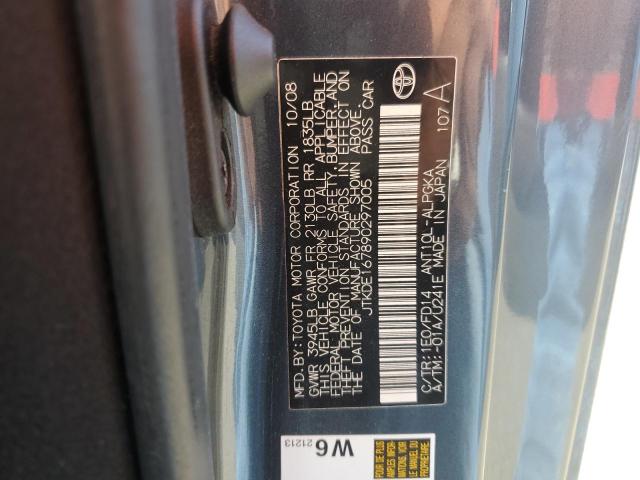 JTKDE167890297005 - 2009 TOYOTA SCION TC 灰色 照片 12