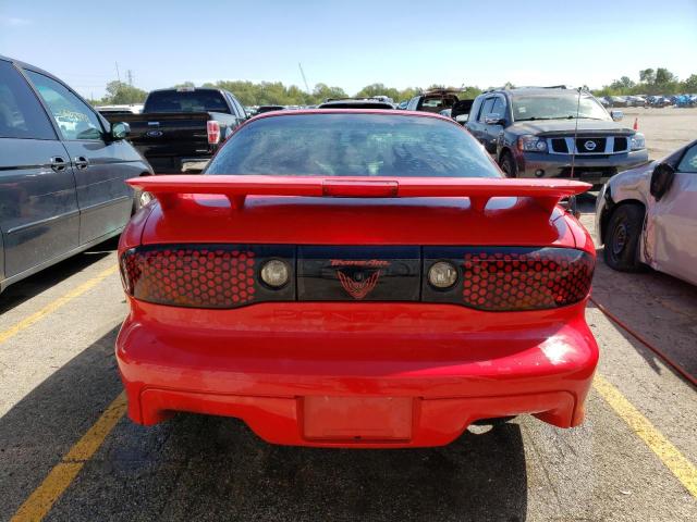 2G2FV22G922118605 - 2002 PONTIAC FIREBIRD FORMULA RED photo 6