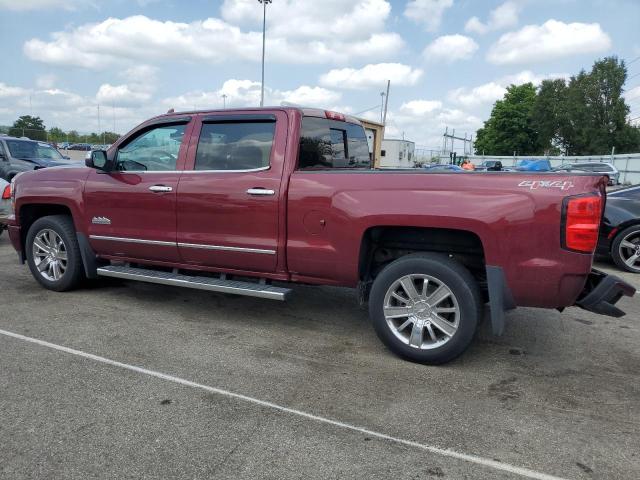 3GCUKTEC6FG257250 - 2015 CHEVROLET SILVERADO K1500 HIGH COUNTRY BURGUNDY photo 2