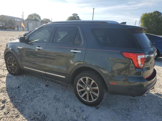 1FM5K7F89GGA10111 - 2016 FORD EXPLORER LIMITED GREEN photo 2
