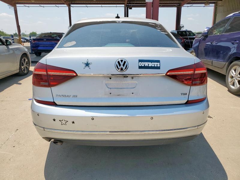 1VWGT7A36HC077812 - 2017 VOLKSWAGEN PASSAT SE SILVER photo 6