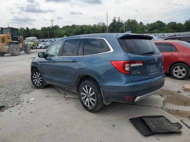 5FNYF6H5XMB089474 - 2021 HONDA PILOT EXL BLUE photo 2
