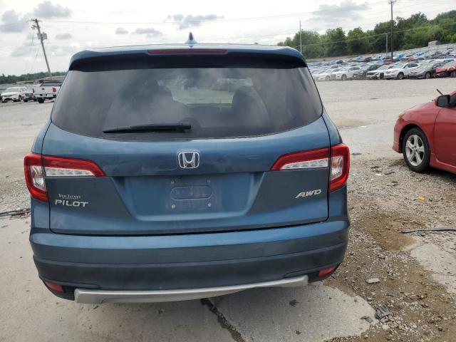 5FNYF6H5XMB089474 - 2021 HONDA PILOT EXL BLUE photo 6