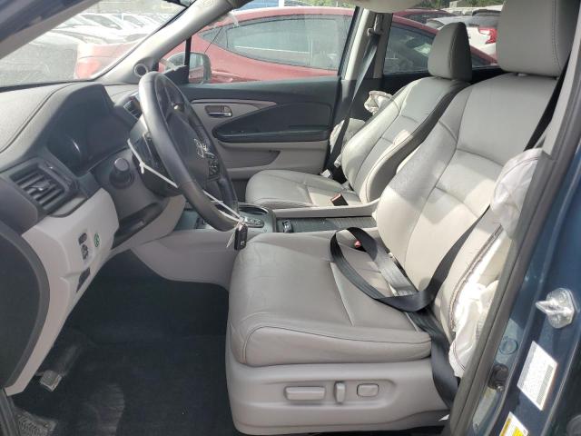 5FNYF6H5XMB089474 - 2021 HONDA PILOT EXL BLUE photo 7