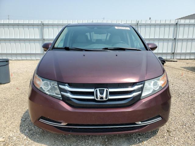 5FNRL5H66EB020492 - 2014 HONDA ODYSSEY EXL MAROON photo 5