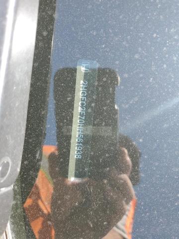 2HGFC2F70HH561938 - 2017 HONDA CIVIC EX BLACK photo 12