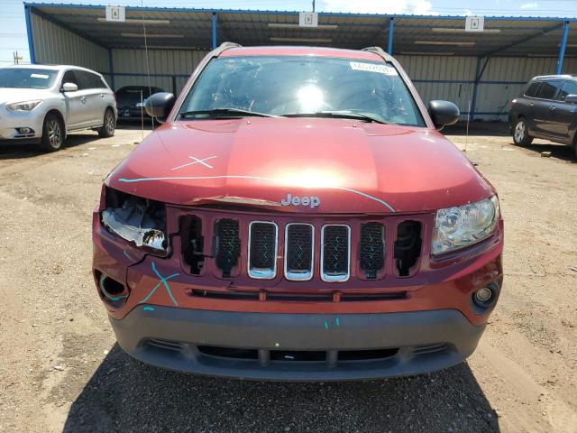 1C4NJCEBXDD109076 - 2013 JEEP COMPASS LATITUDE RED photo 5