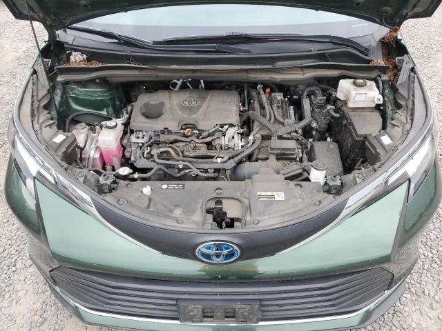 5TDJRKEC9MS011753 - 2021 TOYOTA SIENNA XLE 绿色 照片 12