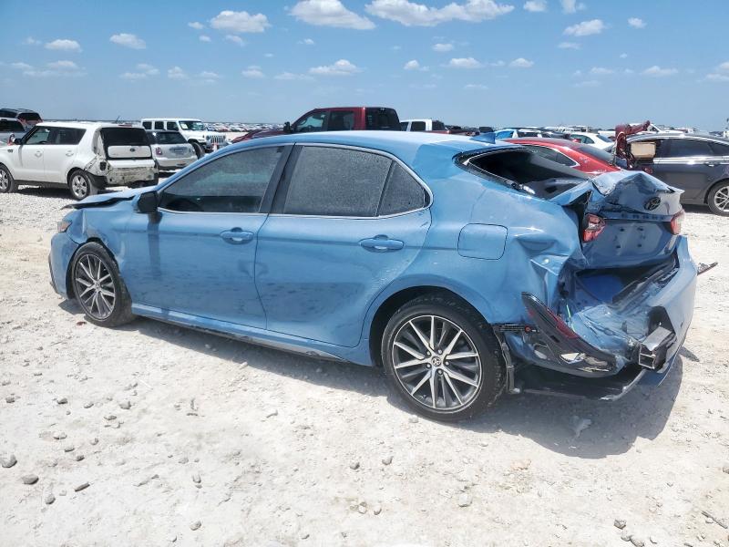 4T1G11AK9RU210728 - 2024 TOYOTA CAMRY SE NIGHT SHADE BLUE photo 2