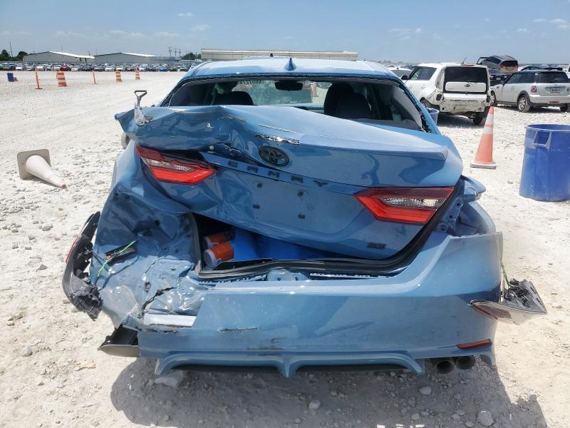 4T1G11AK9RU210728 - 2024 TOYOTA CAMRY SE NIGHT SHADE BLUE photo 6