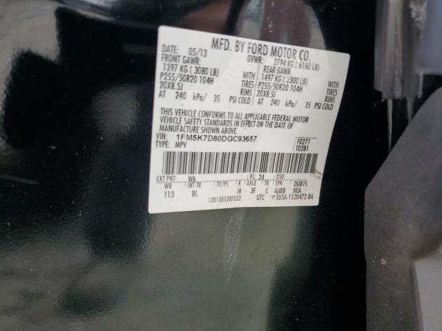 1FM5K7D80DGC93657 - 2013 FORD EXPLORER XLT Жасыл фото 13