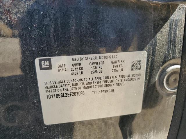 1G11B5SL2EF207098 - 2014 CHEVROLET MALIBU LS 黑色 照片 12