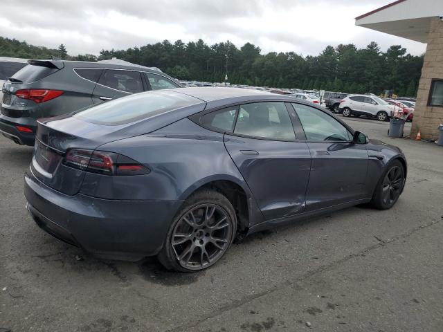 5YJSA1E59PF522377 - 2023 TESLA MODEL S GRAY photo 3