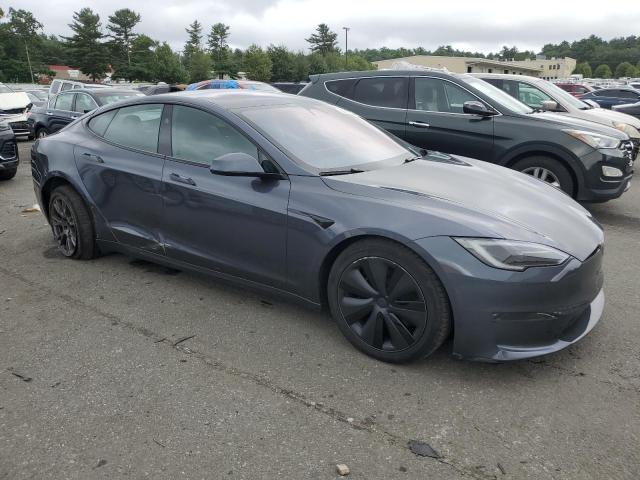 5YJSA1E59PF522377 - 2023 TESLA MODEL S GRAY photo 4
