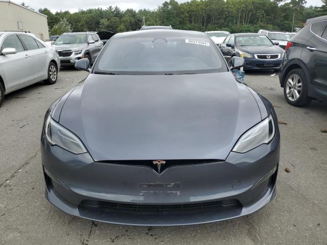 5YJSA1E59PF522377 - 2023 TESLA MODEL S GRAY photo 5