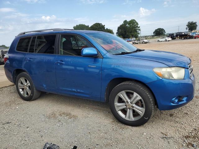 JTEDS43A682017579 - 2008 TOYOTA HIGHLANDER SPORT BLUE photo 4