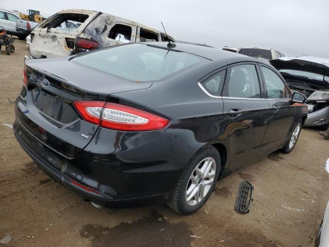 1FA6P0H75E5375213 - 2014 FORD FUSION SE BLACK photo 3