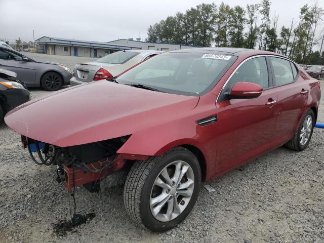 5XXGN4A75DG213260 - 2013 KIA OPTIMA EX RED photo 1