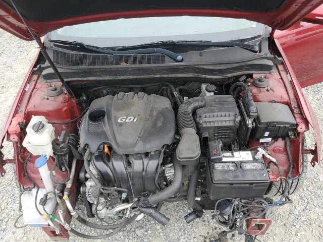 5XXGN4A75DG213260 - 2013 KIA OPTIMA EX RED photo 11