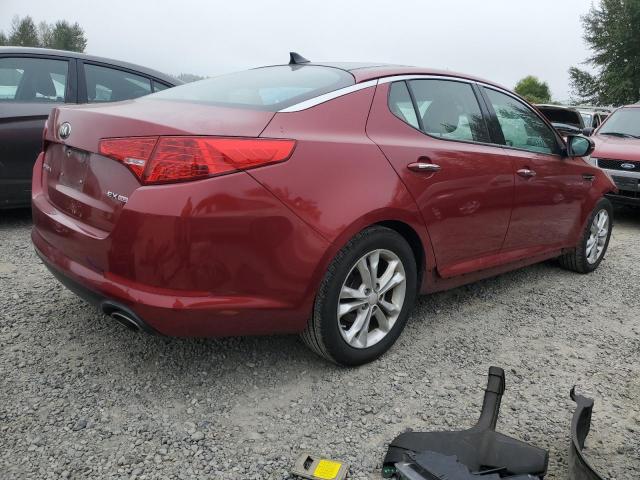 5XXGN4A75DG213260 - 2013 KIA OPTIMA EX RED photo 3