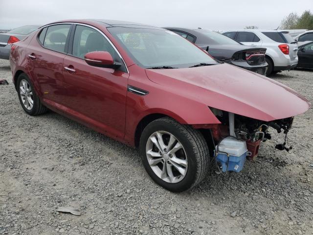 5XXGN4A75DG213260 - 2013 KIA OPTIMA EX RED photo 4