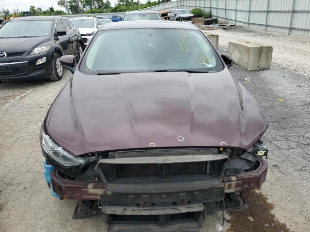 3FA6P0H73HR200850 - 2017 FORD FUSION SE BURGUNDY photo 5