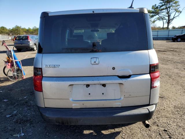 5J6YH28708L002439 - 2008 HONDA ELEMENT EX GRAY photo 6