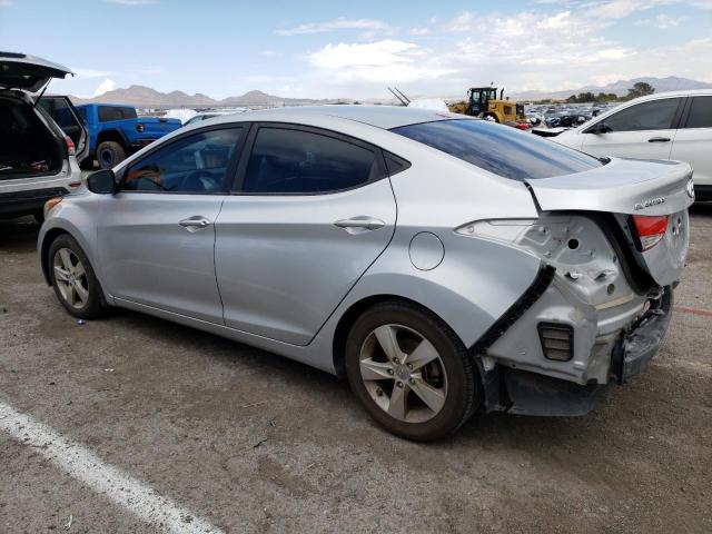 KMHDH4AE2DU956182 - 2013 HYUNDAI ELANTRA GLS SILVER photo 2