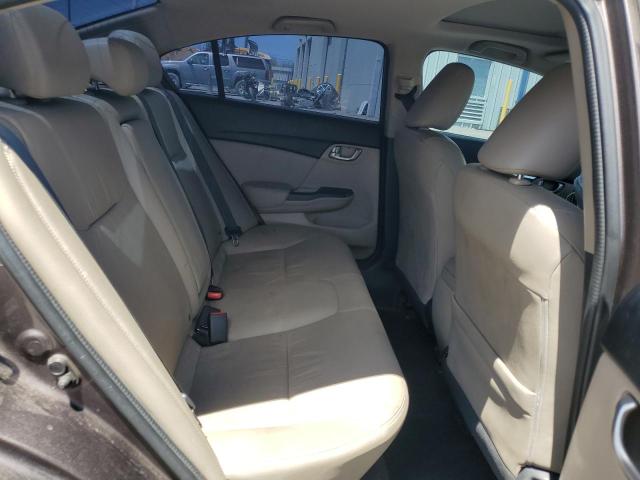 2HGFB2F94DH503779 - 2013 HONDA CIVIC EXL 棕色 照片 10