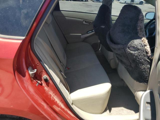 JTDKN3DU6B5357780 - 2011 TOYOTA PRIUS RED photo 10