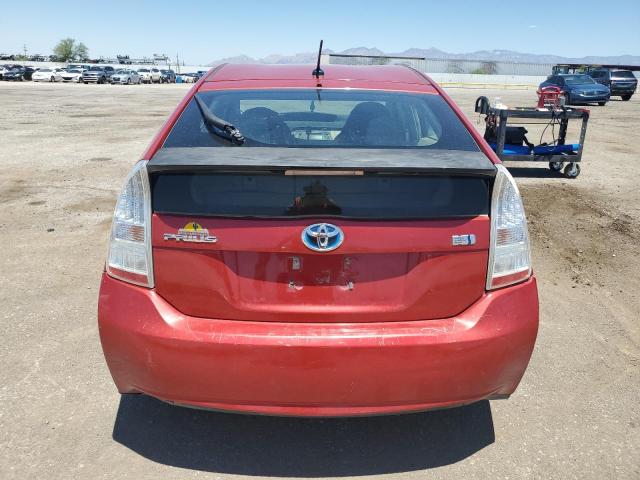 JTDKN3DU6B5357780 - 2011 TOYOTA PRIUS RED photo 6