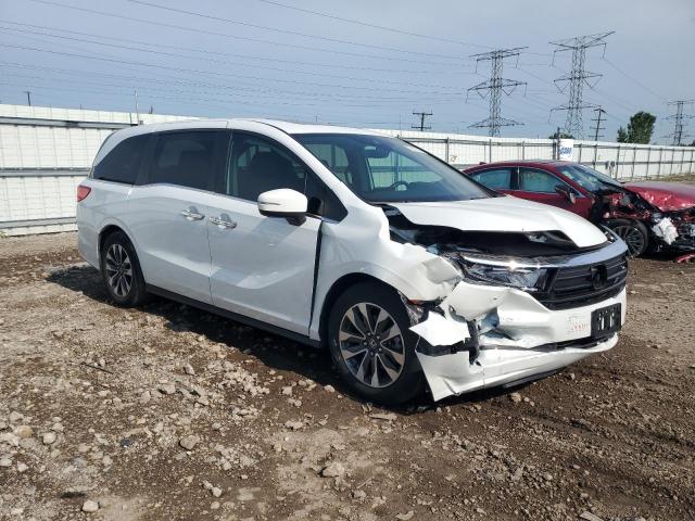5FNRL6H77MB015234 - 2021 HONDA ODYSSEY EXL WHITE photo 4