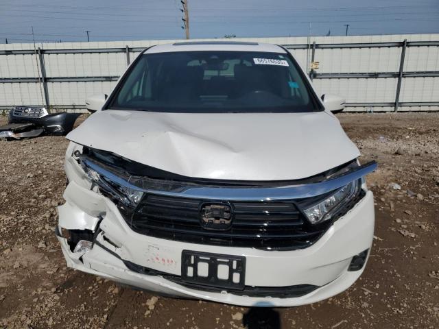 5FNRL6H77MB015234 - 2021 HONDA ODYSSEY EXL WHITE photo 5