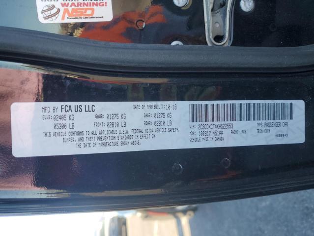 2C3CDXCT4KH522553 - 2019 DODGE CHARGER R/T 黑色 照片 12