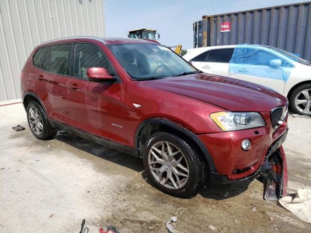 5UXWX9C53D0A10093 - 2013 BMW X3 XDRIVE28I RED photo 4