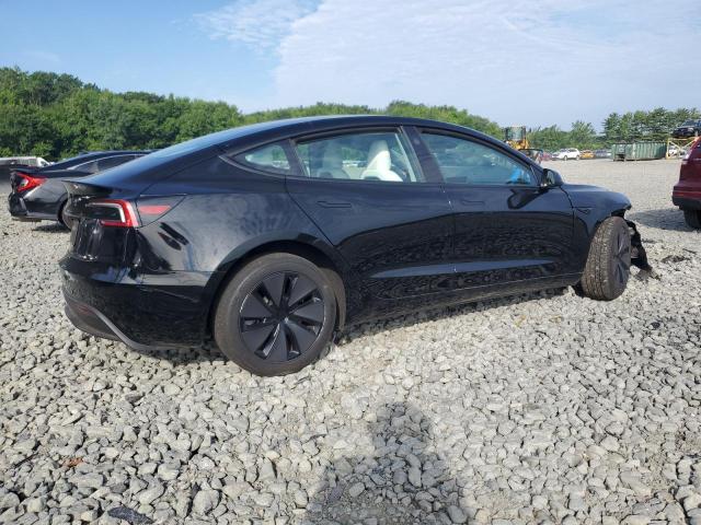 5YJ3E1EAXSF985210 - 2025 TESLA MODEL 3 BLACK photo 3