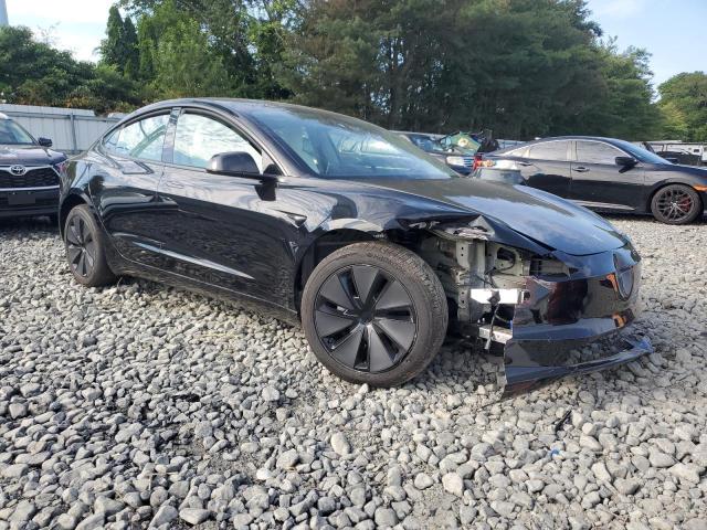 5YJ3E1EAXSF985210 - 2025 TESLA MODEL 3 BLACK photo 4