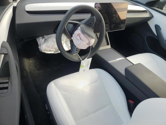 5YJ3E1EAXSF985210 - 2025 TESLA MODEL 3 BLACK photo 8