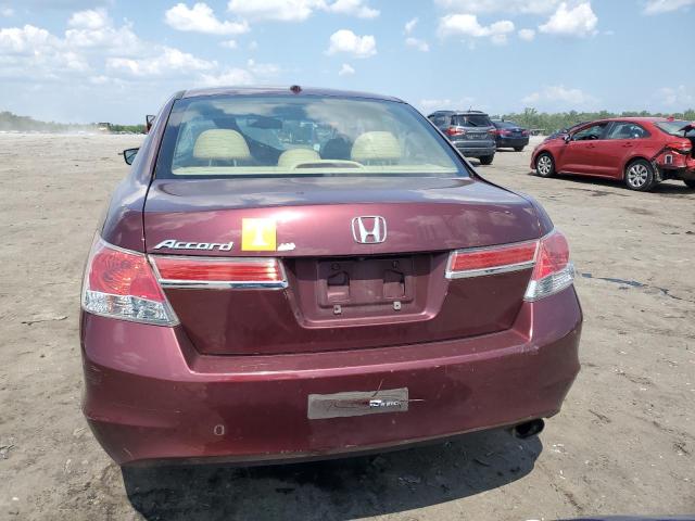 1HGCP2F88CA112272 - 2012 HONDA ACCORD EXL BURGUNDY photo 6