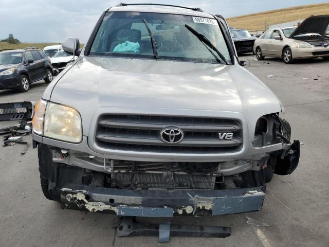 5TDBT44A71S042769 - 2001 TOYOTA SEQUOIA SR5 Серебристый фото 5