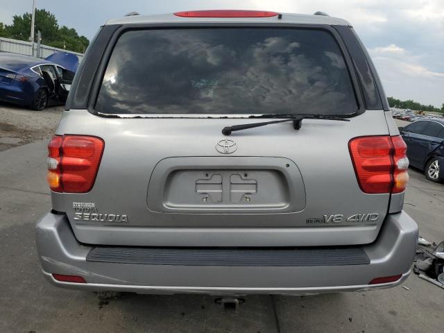 5TDBT44A71S042769 - 2001 TOYOTA SEQUOIA SR5 Серебристый фото 6