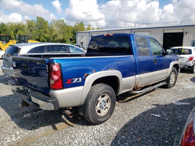 1GCEK19T14Z243062 - 2004 CHEVROLET SILVERADO K1500 BLUE photo 3