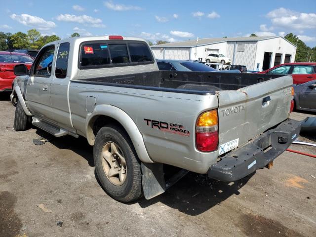 5TESN92N61Z770437 - 2001 TOYOTA TACOMA XTRACAB PRERUNNER ვერცხლისფერი ფოტო 2
