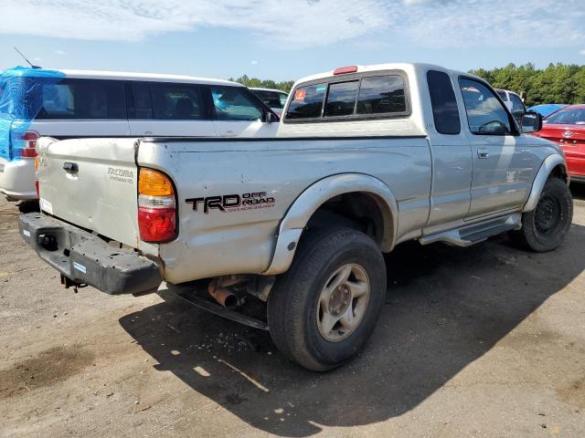 5TESN92N61Z770437 - 2001 TOYOTA TACOMA XTRACAB PRERUNNER ვერცხლისფერი ფოტო 3