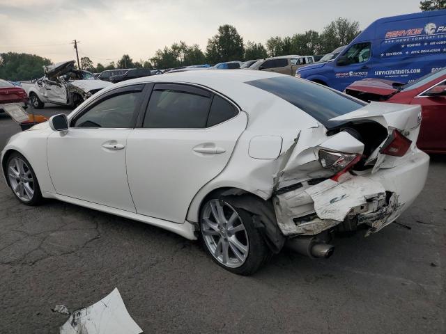 JTHBK262065000873 - 2006 LEXUS IS 250 WHITE photo 2