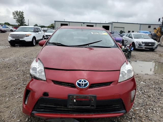 JTDKN3DU8D1645794 - 2013 TOYOTA PRIUS RED photo 5