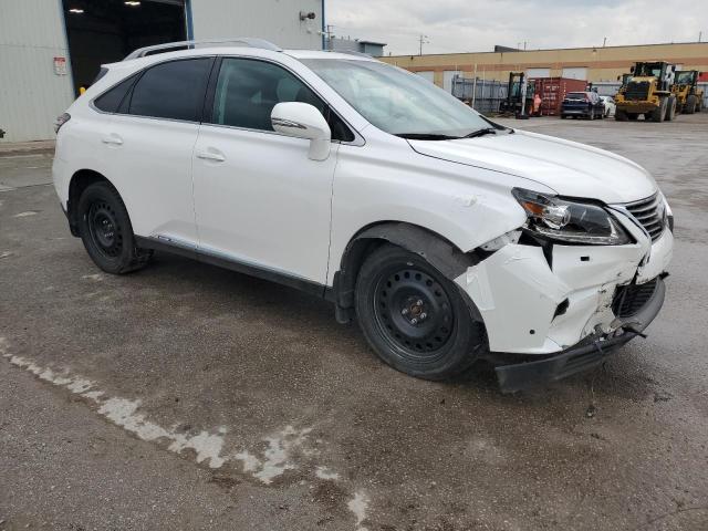 2T2BC1BA7FC004410 - 2015 LEXUS RX 450H WHITE photo 4