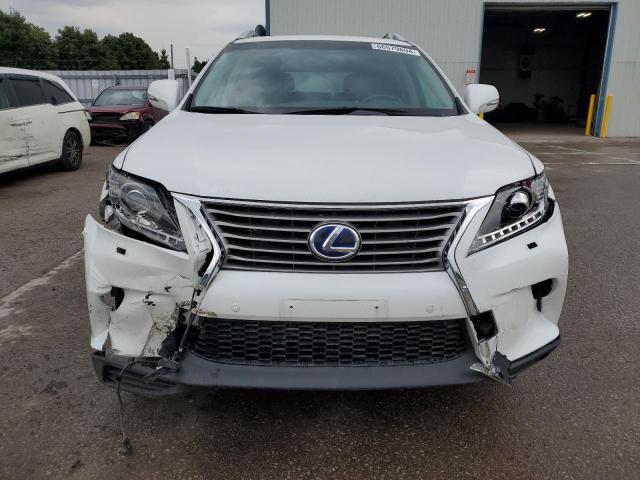 2T2BC1BA7FC004410 - 2015 LEXUS RX 450H WHITE photo 5