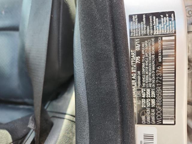 WDDGF8BB5BR172376 - 2011 MERCEDES-BENZ C 300 4MATIC SILVER photo 13