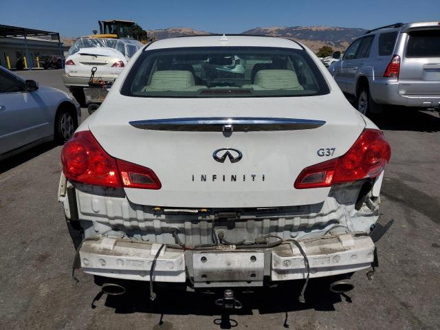 JN1CV6AP9CM622819 - 2012 INFINITI G37 BASE WHITE photo 6